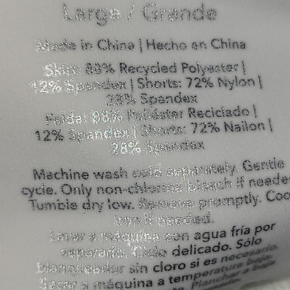 💰⏳️Joy Lab NWT Pleated White Skort With Pockets Size Large - Picture 7 of 10